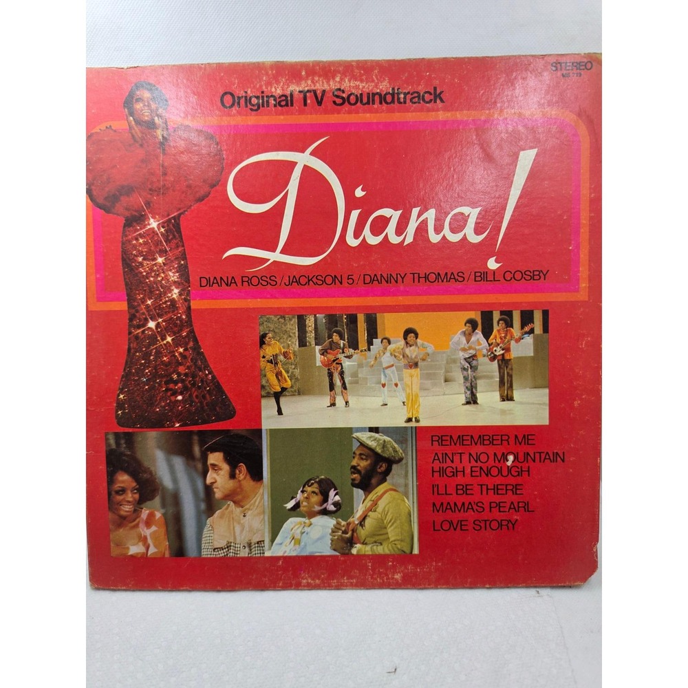Diana! Original TV Soundtrack Vinyl LP Diana Ross Jackson 5 Motown MS-719 1971